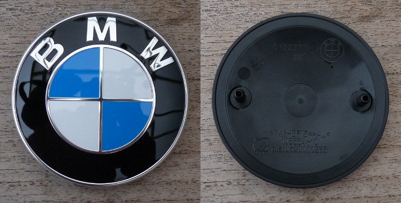 acre redden As BMW embleem 82 mm voor o.a. Z3 motorkap en achterklep, origineel BMW - BRMS
